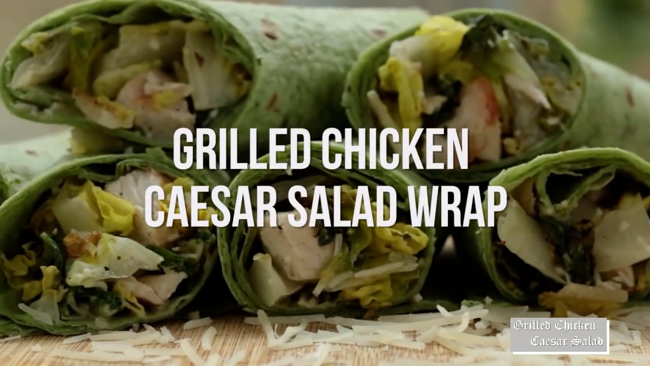 Caesar salad with grilled chicken